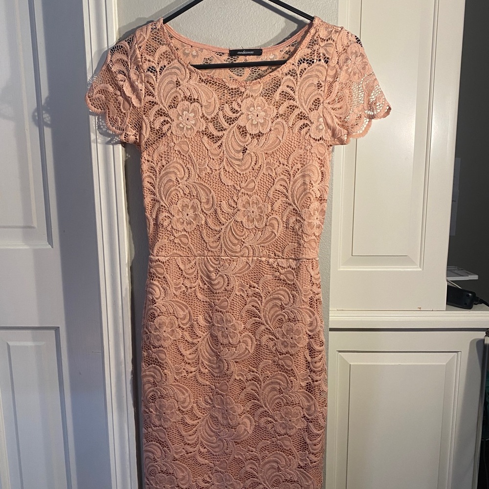 Peach dress small